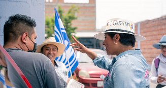 Roxana Luna refuerza su compromiso con San Pedro Cholula durante el quinto fin de semana de campaña