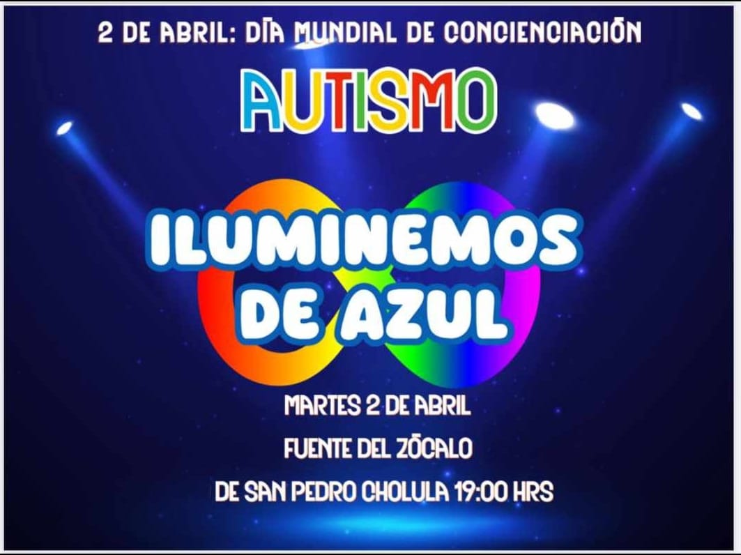 Reflexión y solidaridad en San Pedro Cholula por el Día Internacional del Autismo
