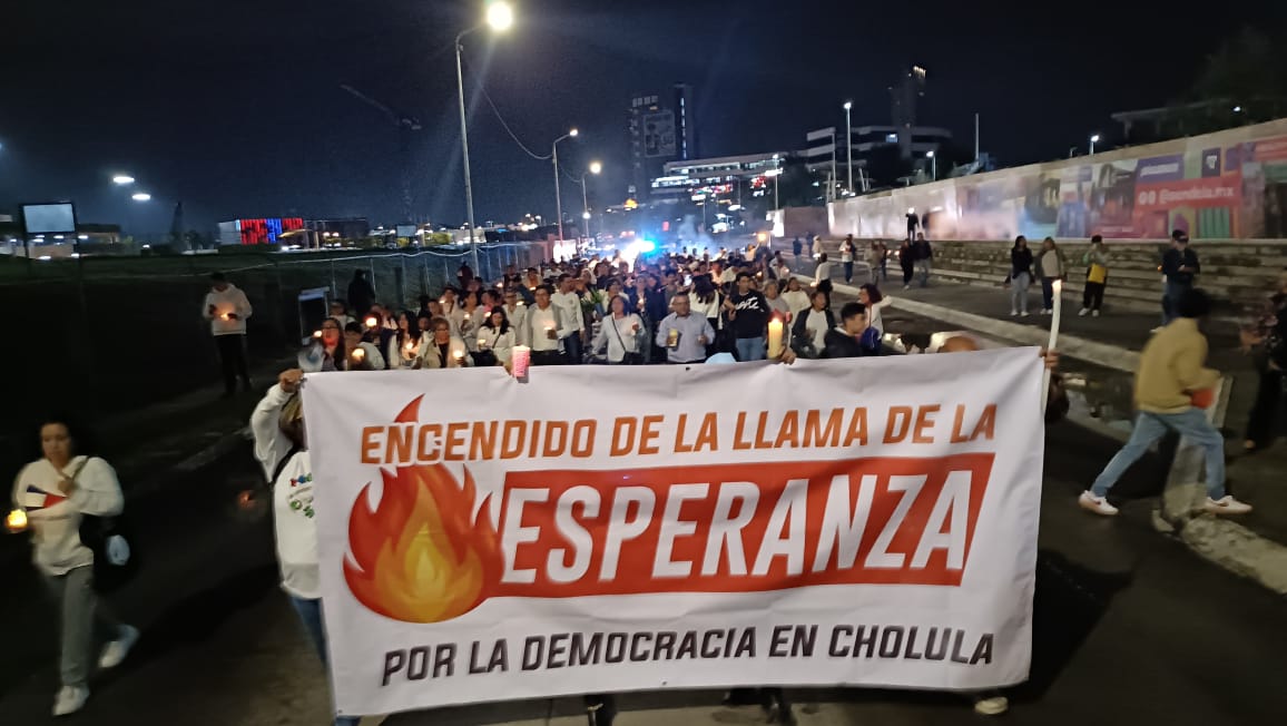 Simpatizantes de Roxana Luna