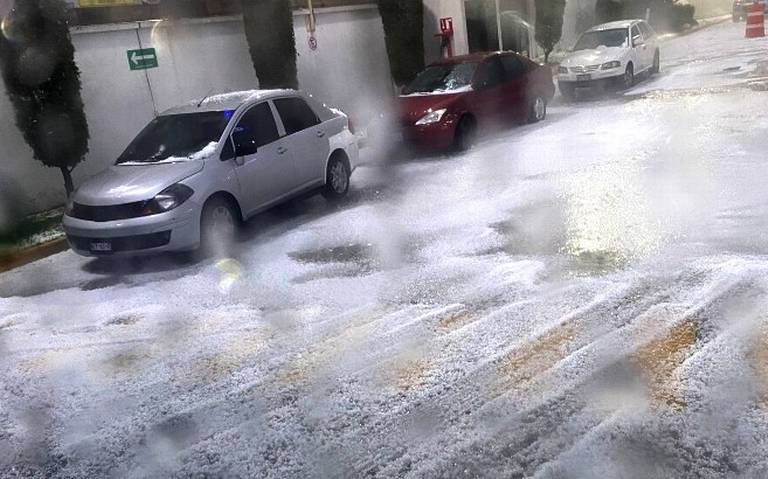 Fuertes lluvias y granizada azotan Álvaro Obregón: Caída de árbol y encharcamientos