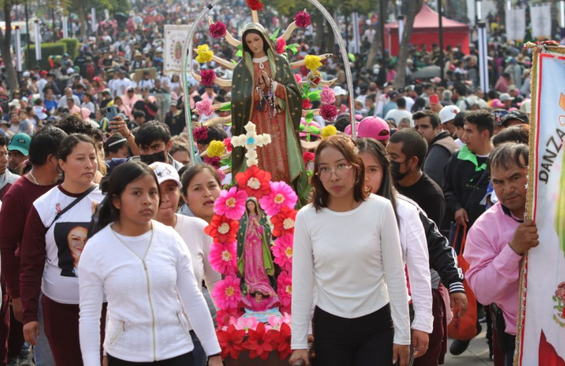 11 millones de peregrinos visitan la Basílica de Guadalupe con saldo blanco