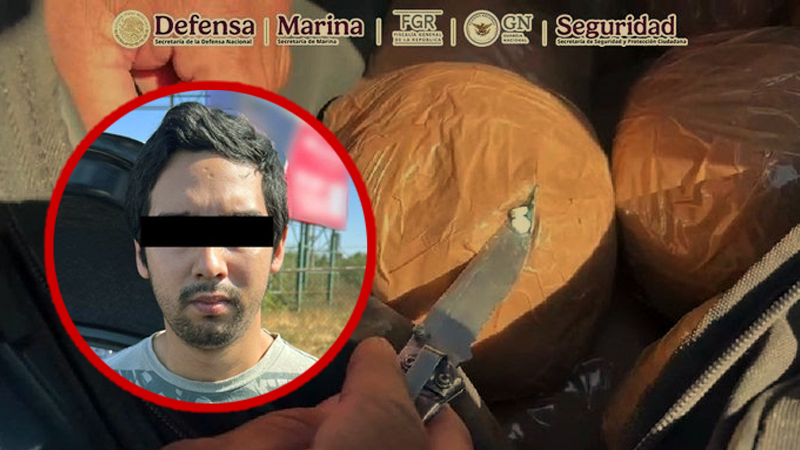 Detienen en Culiacán a hombre con 54 paquetes de fentanilo y cristal