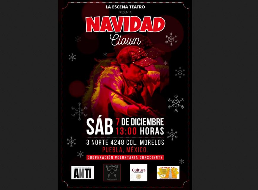 Vive la magia de la Navidad Clown en Puebla: teatro para toda la familia