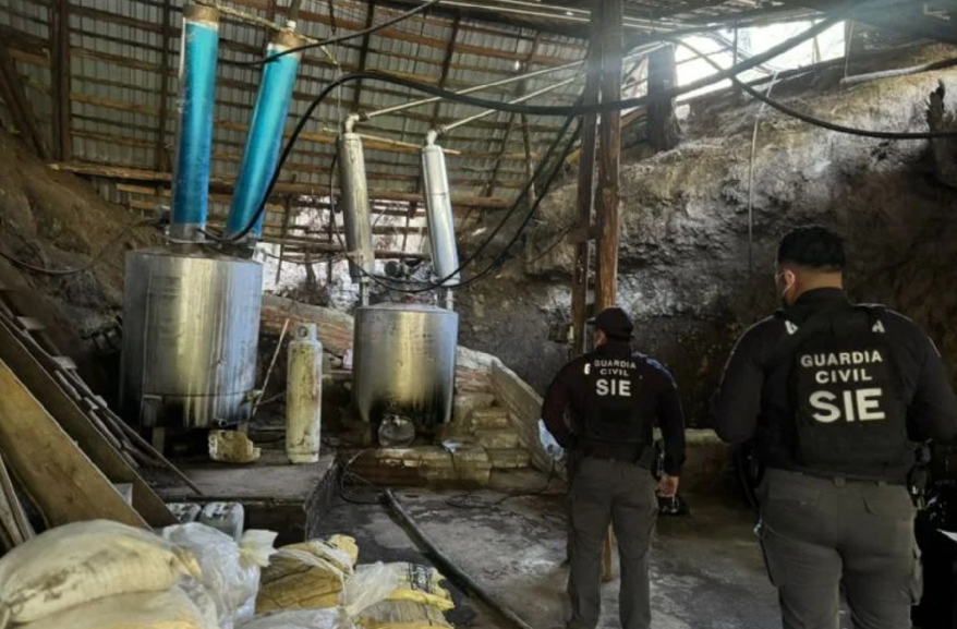 ¡Golpe al crimen! Desmantelan laboratorio de metanfetaminas en Michoacán