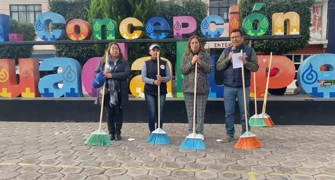 Primera jornada de 2024 “San Andrés es mi Casa y yo la Limpio” en Concepción Guadalupe