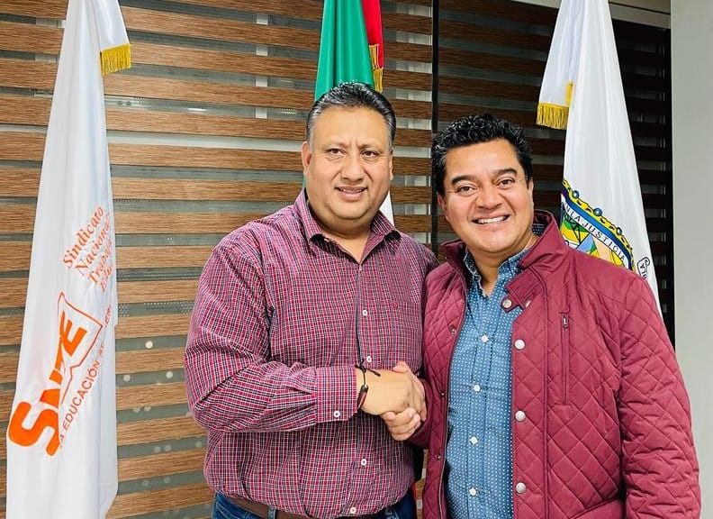 Respalda líder del SNTE Sección 51 a Sheinbaum, Armenta y Pérez Torres