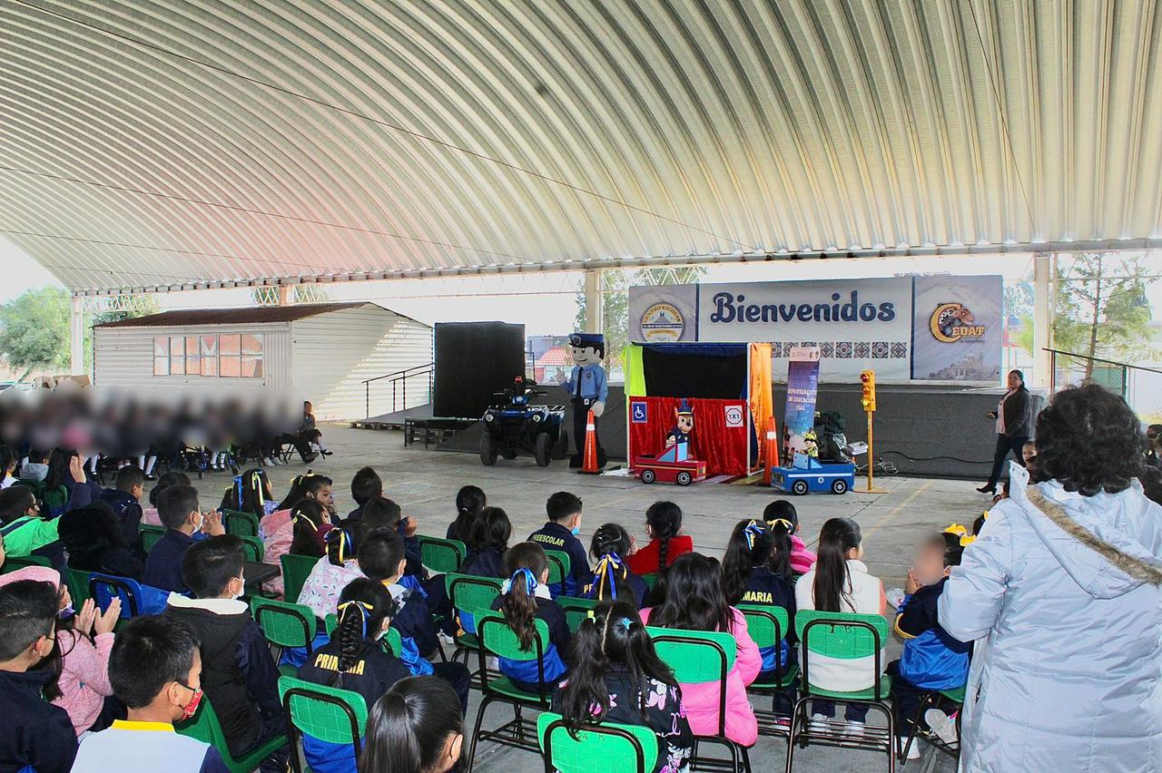 Fortalece vialidad de San Andrés Cholula acciones de educación vial en escuelas 