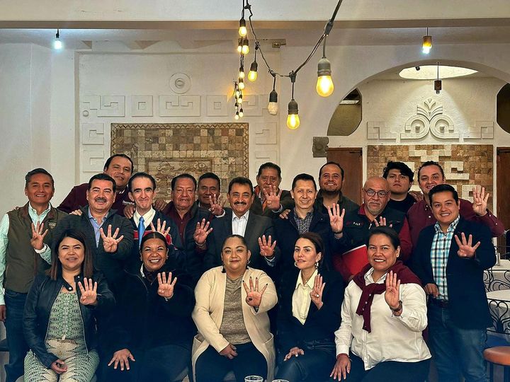 Fortalecen unidad aspirantes de los comités de defensa de la 4T en San Pedro Cholula