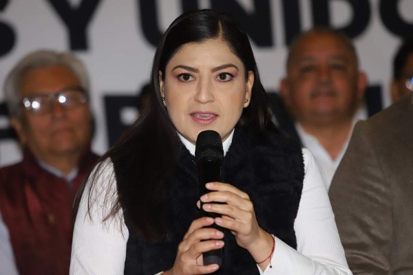 Claudia Rivera mantiene aspiraciones por la alcaldía de Puebla