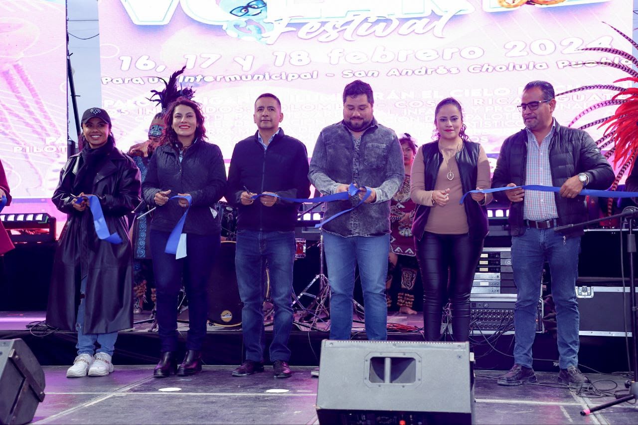 Festival Volarte “Tierra de Gigantes” es inaugurado por Edmundo Tlatehui