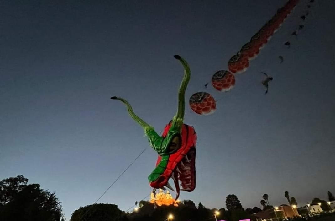 Dan un día más a Festival Volarte “Tierra de Gigantes” en San Andrés Cholula