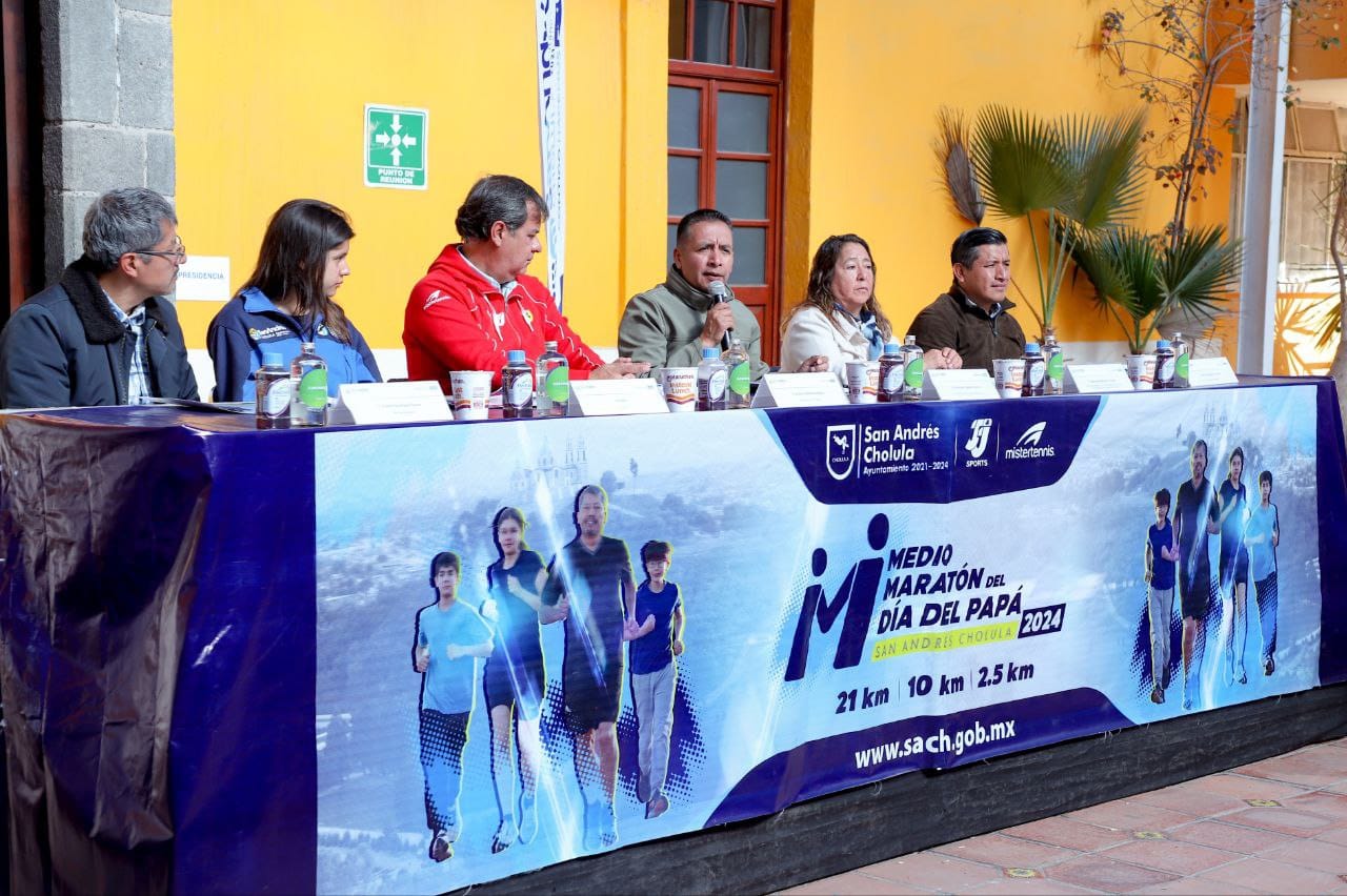 Presenta Mundo Tlatehui el Medio Maratón del Día del Papá 2024
