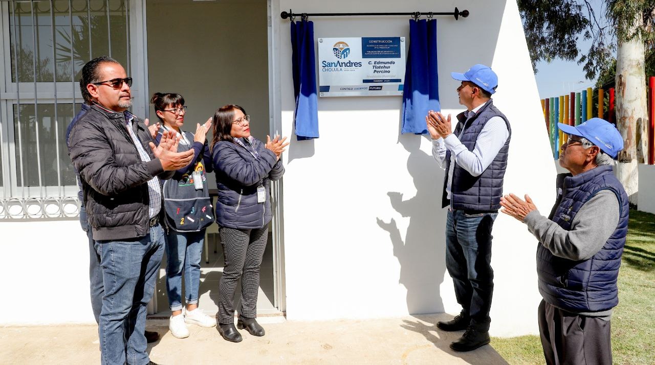 Inaugura Mundo Tlatehui módulo de dirección y sanitario en el CAIC Atlixcáyotl