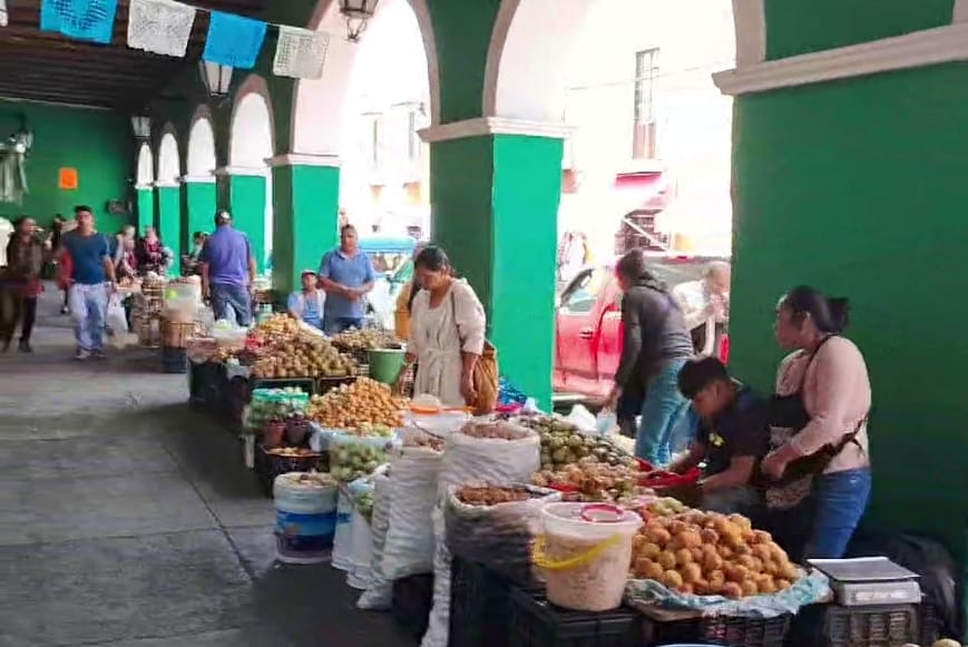 Inicia vendimia de ingredientes de Chiles en Nogada en Mercado Cosme Del Razo