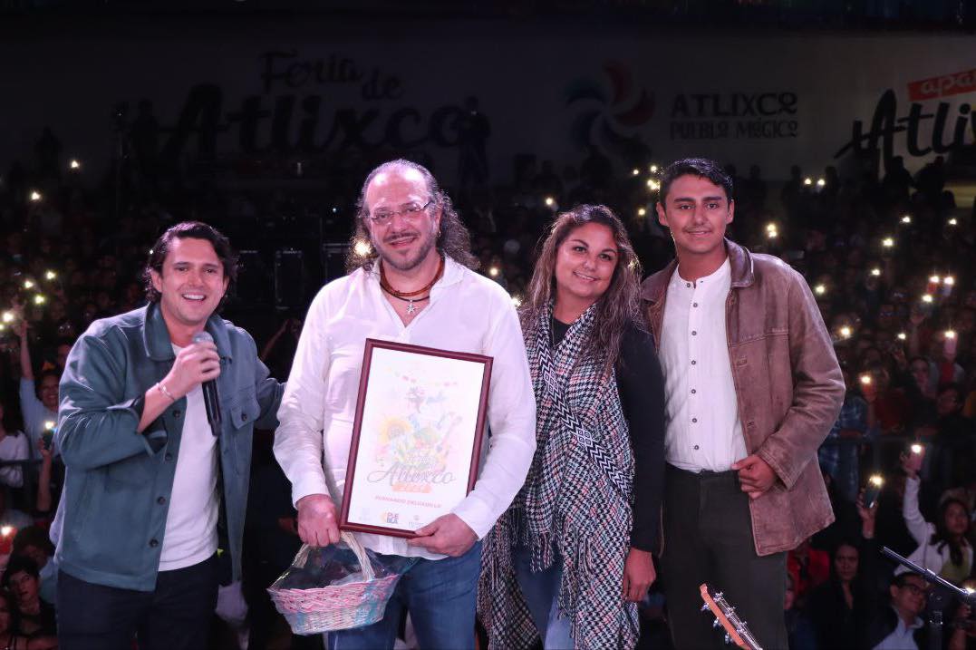 Fernando Delgadillo en la Feria de Atlixco 2024