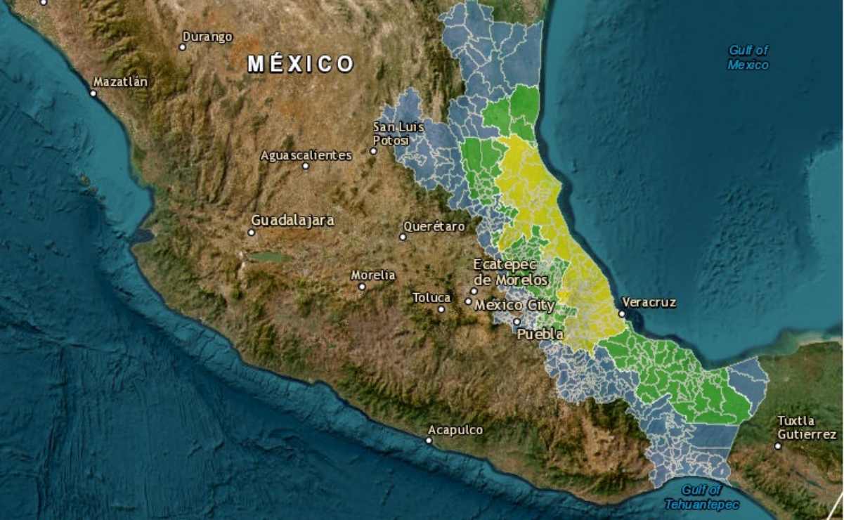 Tormenta tropical “Chris” ocasionara intensas lluvias en el centro del país 