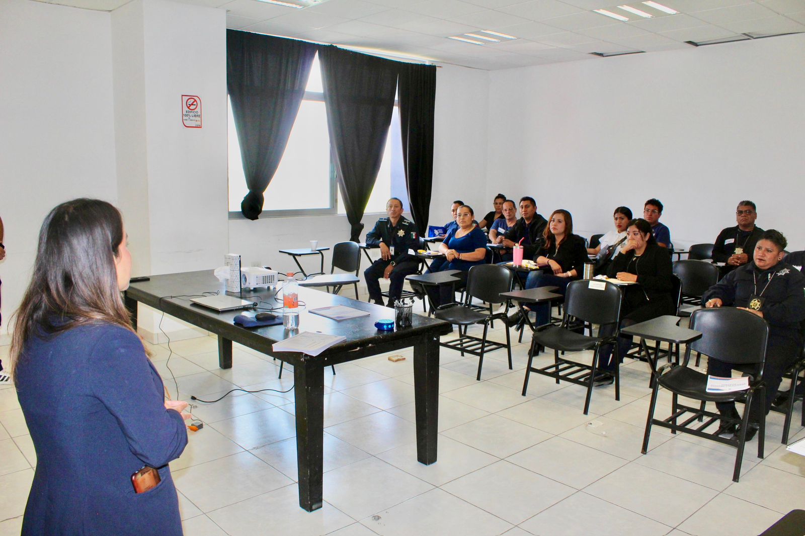 Mantiene policía de San Andrés Cholula capacitación continua  