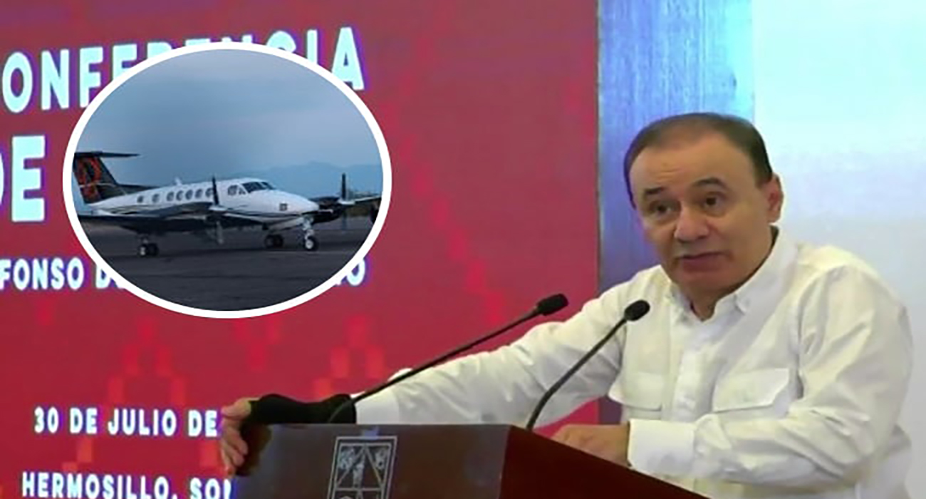 Gobernador de Sonora afirma que el avión que transportó a “El Mayo” no despego de su estado 