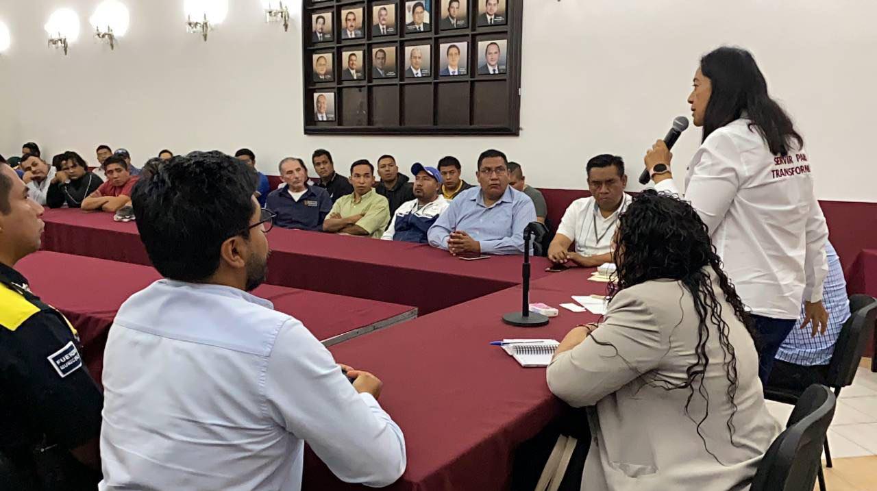 Pactan medidas de seguridad con colectivos de transporte público en Atlixco