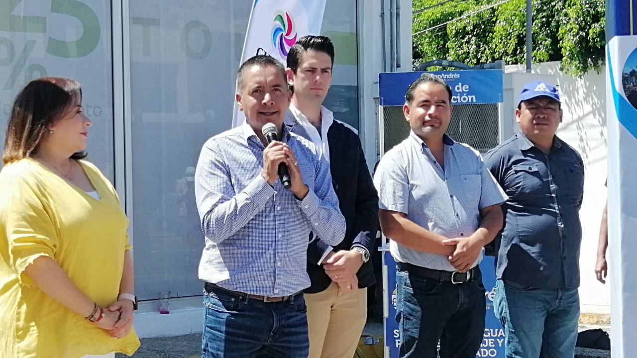 Inician los Trabajos de Ampliación del Drenaje Sanitario en San Andrés Cholula