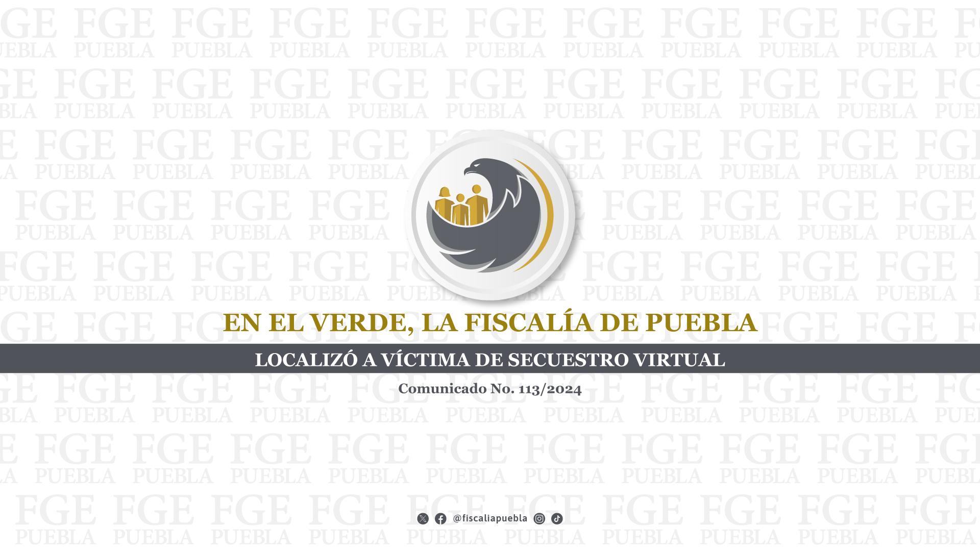 Secuestro virtual Puebla