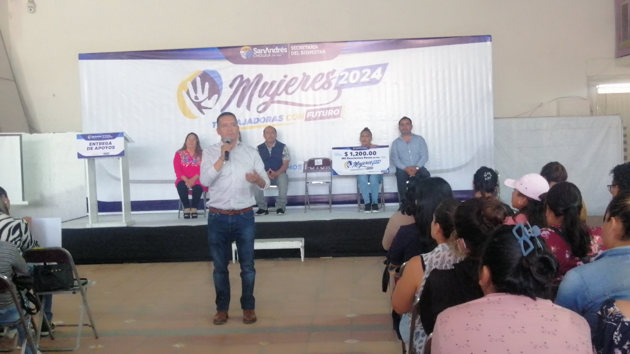 San Andrés Cholula activa "Mujeres Trabajadoras con Futuro" para apoyar a familias 