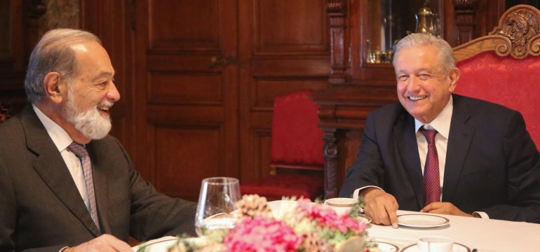 Slim seguirá colaborando con el gobierno mexicano 