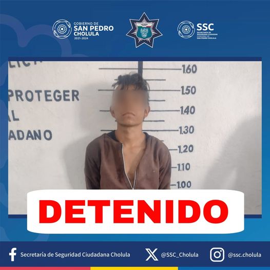 Detienen a Daniel “N” por dañar vehículos en Periférico Ecológico