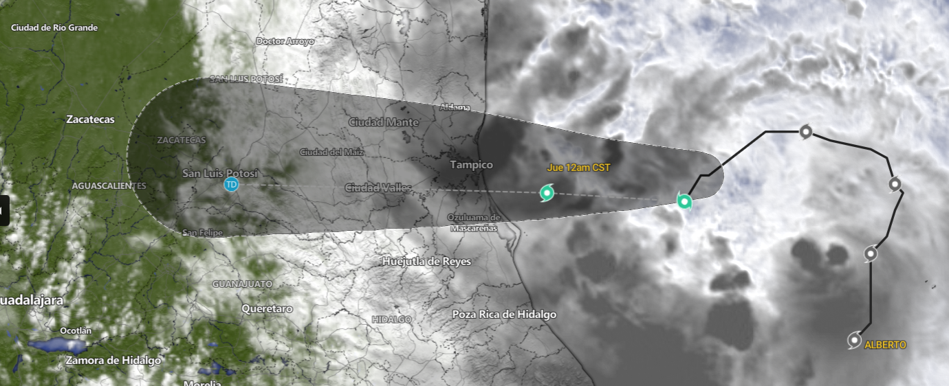 No descartan que tormenta tropical se convierta en huracán