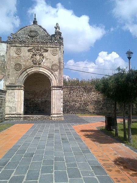 Celebración por la reapertura del ex convento franciscano de Calpan