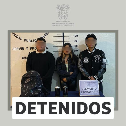 Detenidos por vandalismo en Cholula