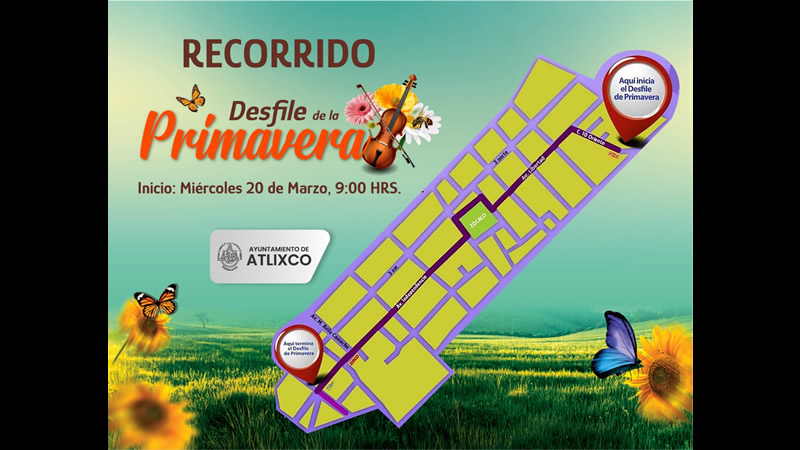 Desfile primavera Atlixco