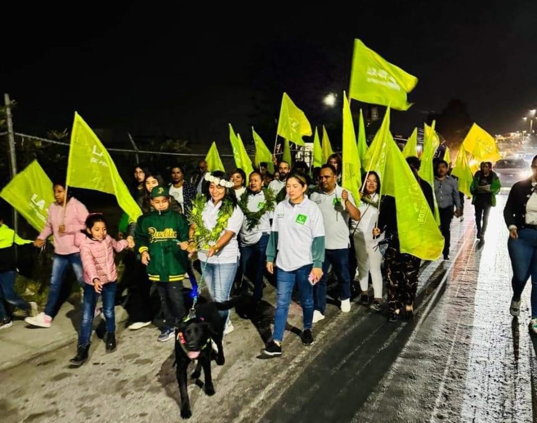 Berenice Porquillo inicia su camino hacia la presidencia municipal de San Andrés Cholula con el respaldo del PVEM