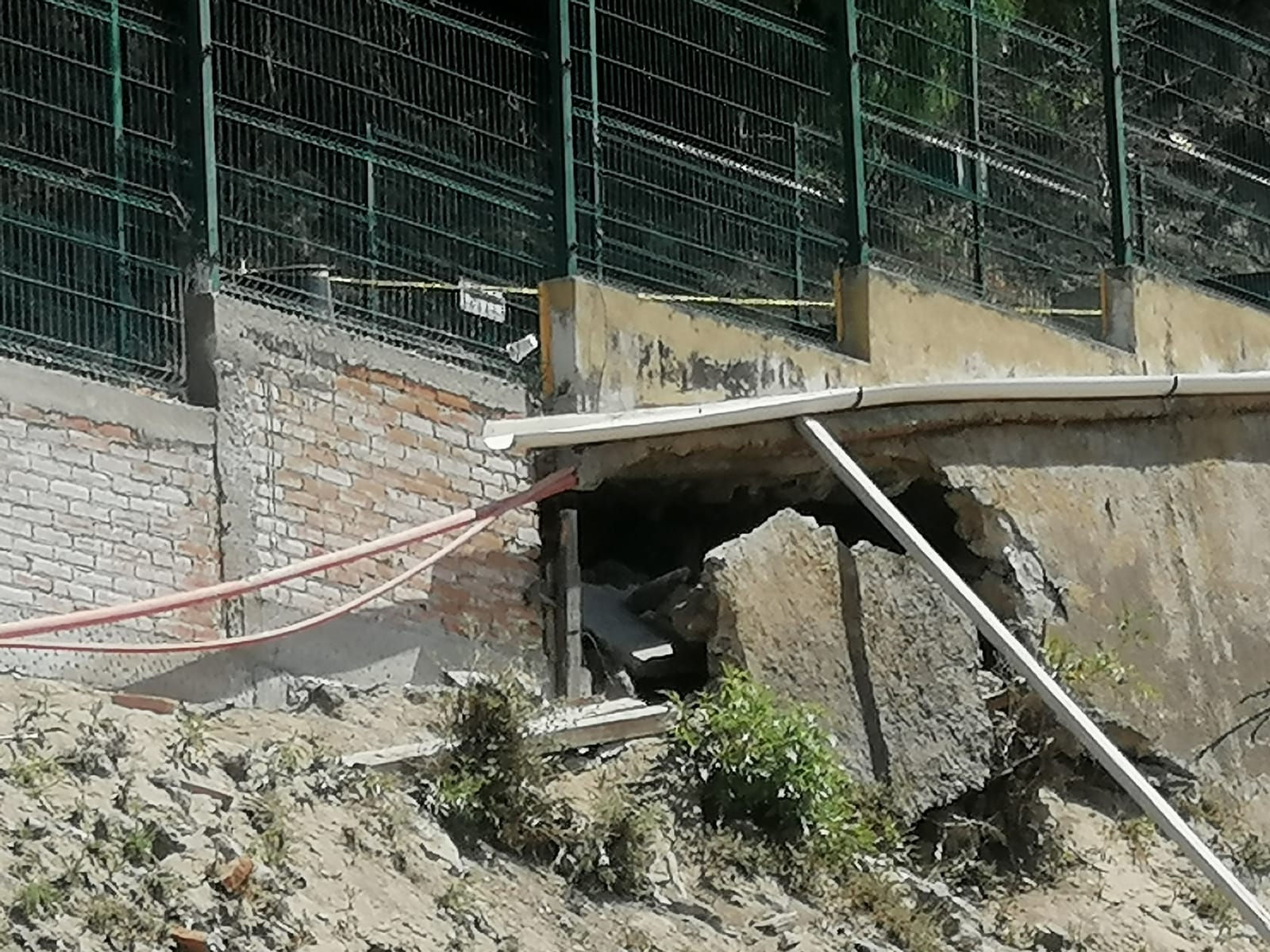 Rehabilitación de rampa en Santuario de la Virgen de Los Remedios aún sin fecha de conclusión
