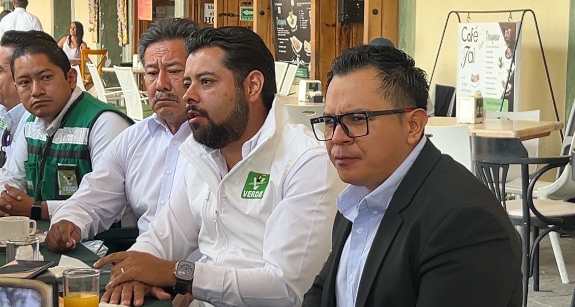 A no vender el voto exhorta Mauricio Lozano del PVEM en San Pedro Cholula
