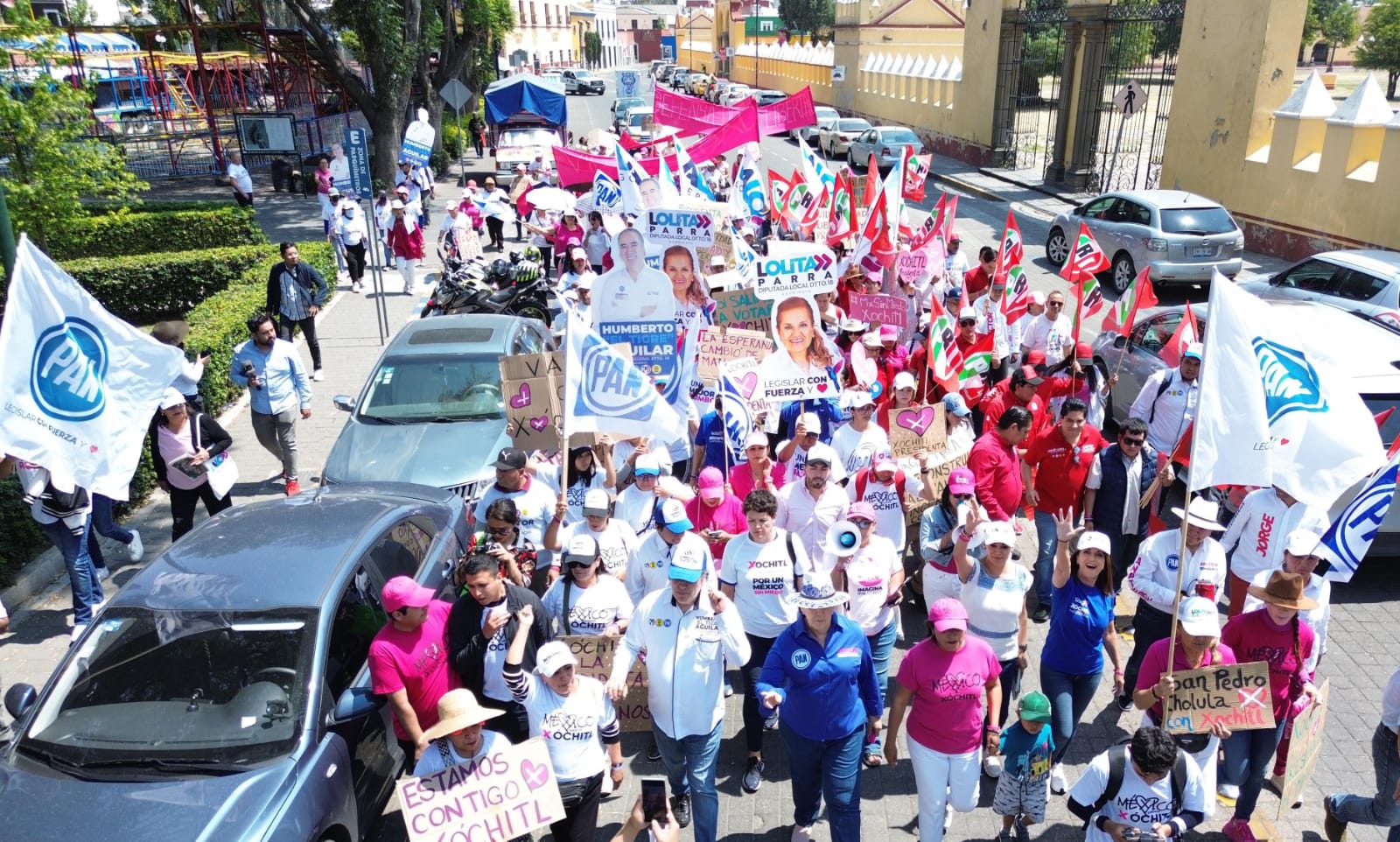 Caminata de Roxana Luna, genera entusiasmo y compromiso en la comunidad