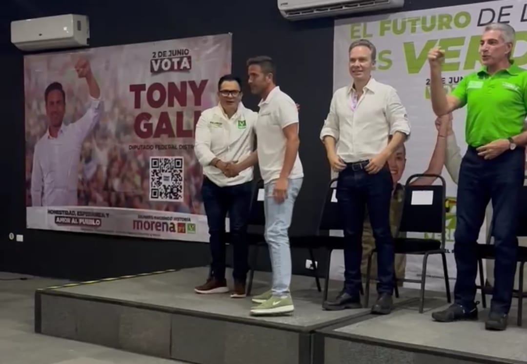 Mauricio Lozano recibe respaldo total del PVEM para la alcandía cholulteca