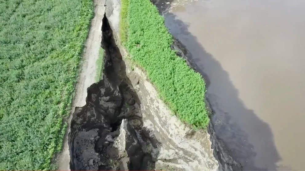 Cumple 2 años el socavón de Santa María Zacatepec en Juan C. Bonilla
