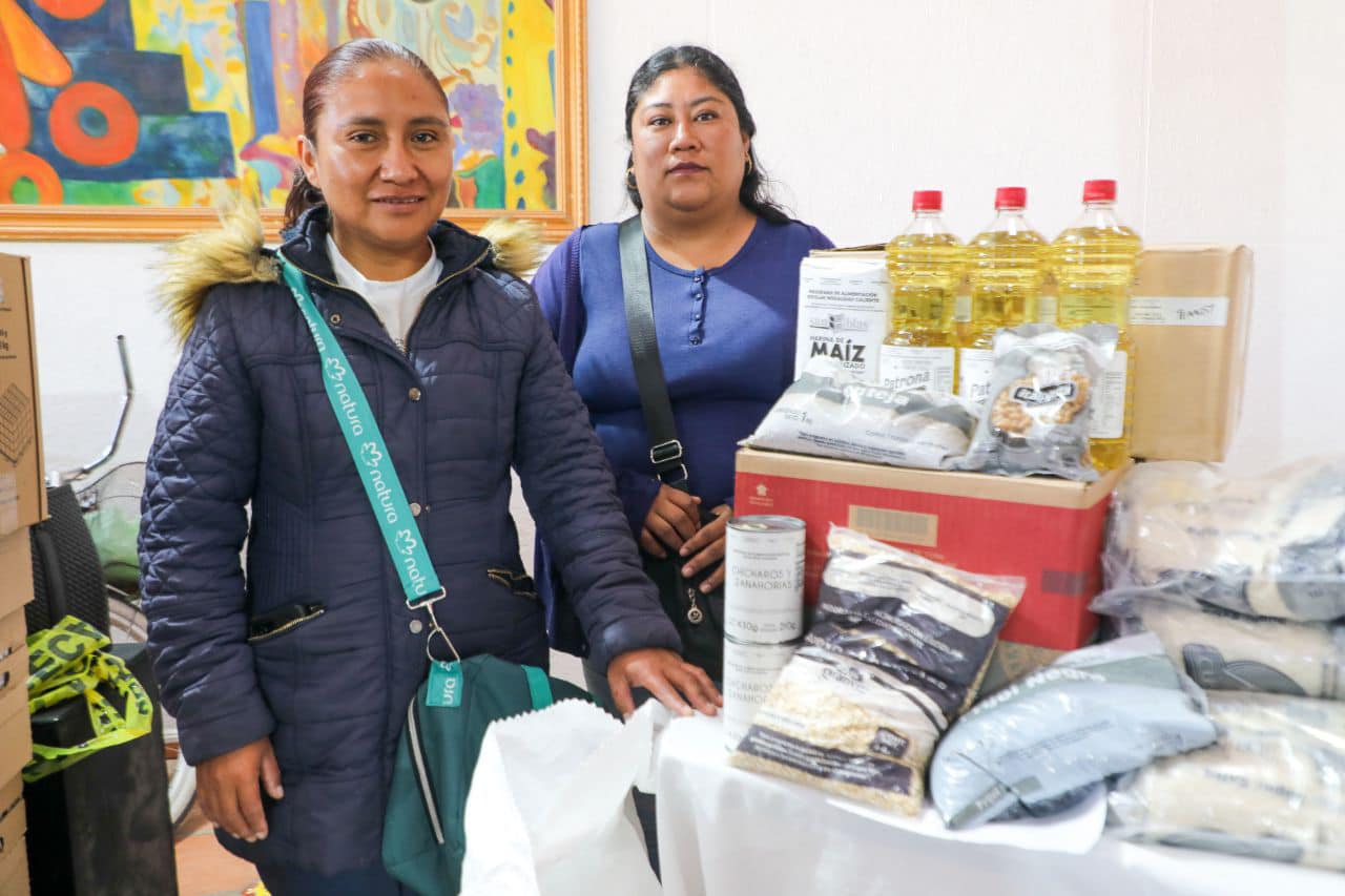 Guadalupe Cuautle entrega más de 3,200 desayunos escolares a estudiantes de San Andrés Cholula