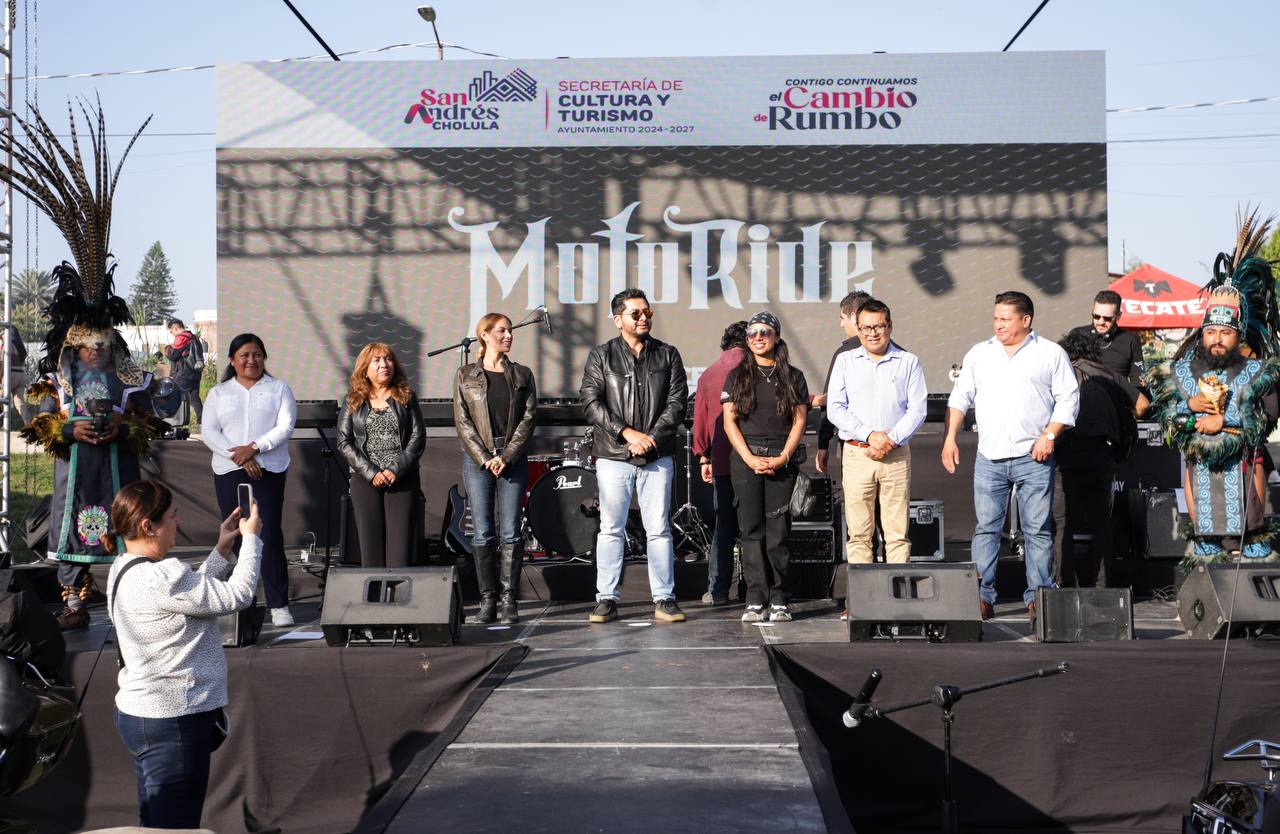 Ayuntamiento de San Andrés Cholula inaugura el Motoride Fest 2024
