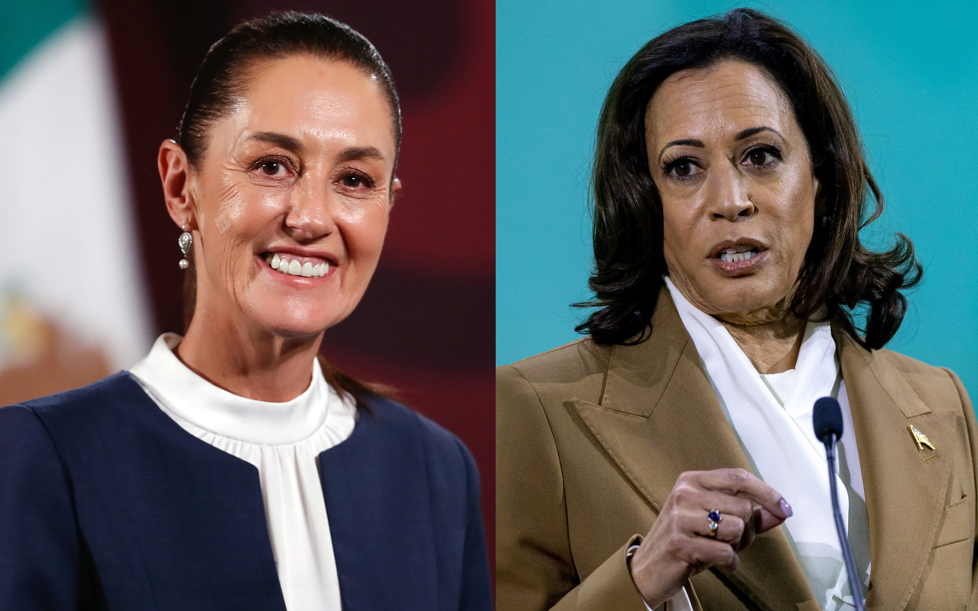 Kamala Harris felicita a Claudia Sheinbaum por su histórica toma de posesión en México