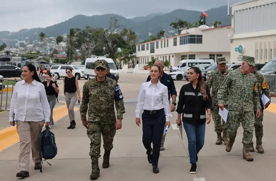Sheinbaum detalla plan de reconstrucción en Acapulco tras huracán John