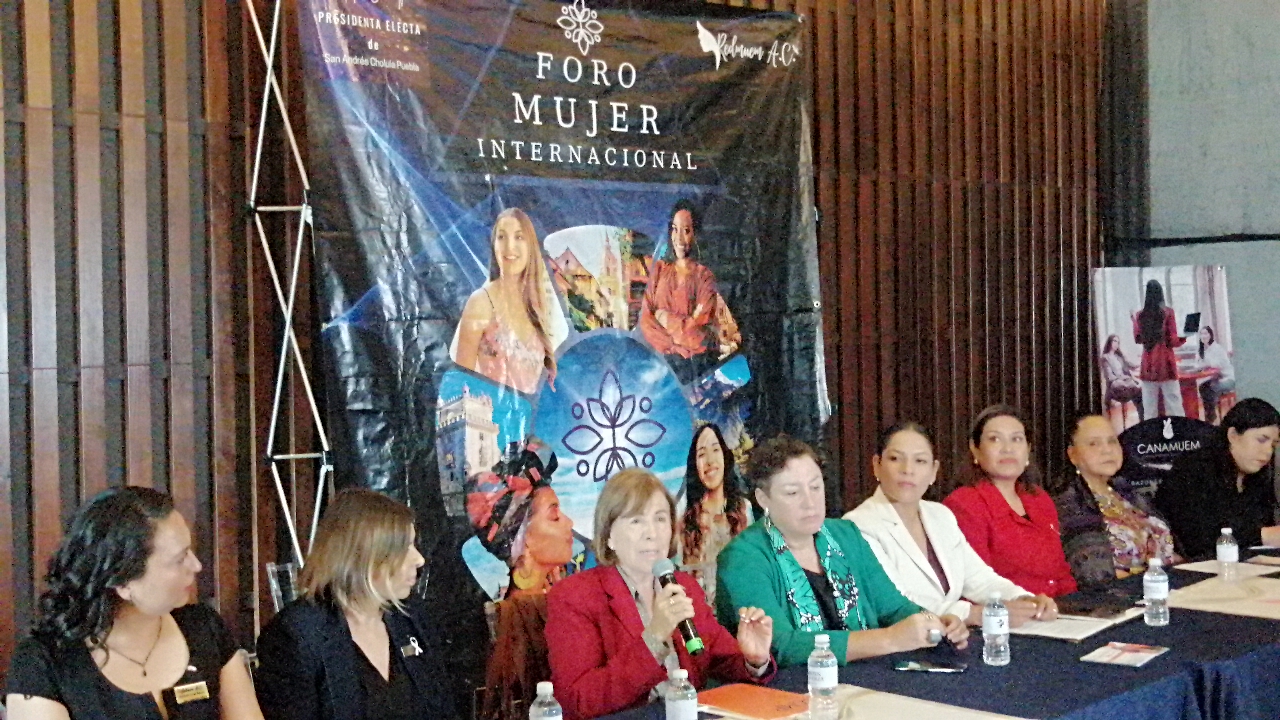 Inaugurán Segundo Foro Mujer Internacional en San Andrés Cholula