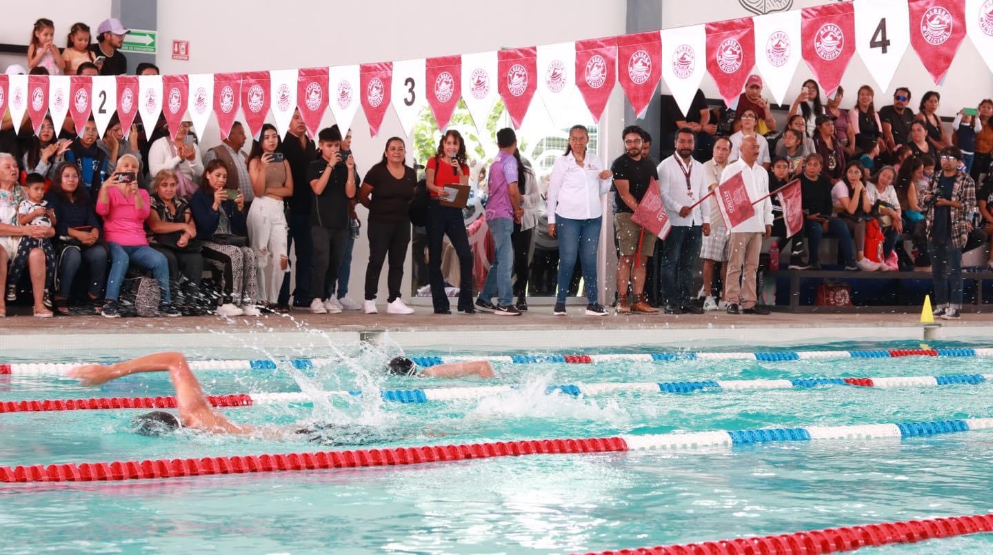 Rotundo éxito en la primera competencia de la alberca semiolímpica municipal de Atlixco