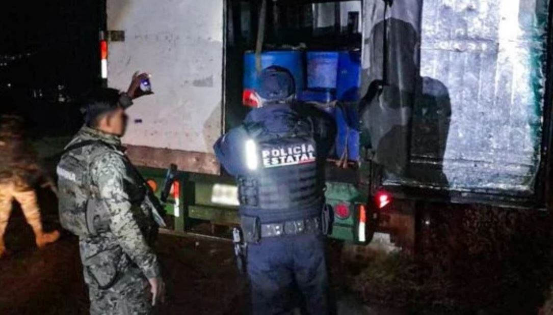 Recuperan 3,600 litros de combustible robado en operativo SSP Puebla y Semar