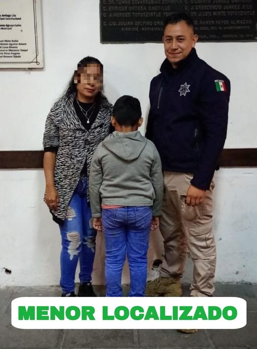 Localizan a menor extraviado en San Pedro Cholula 