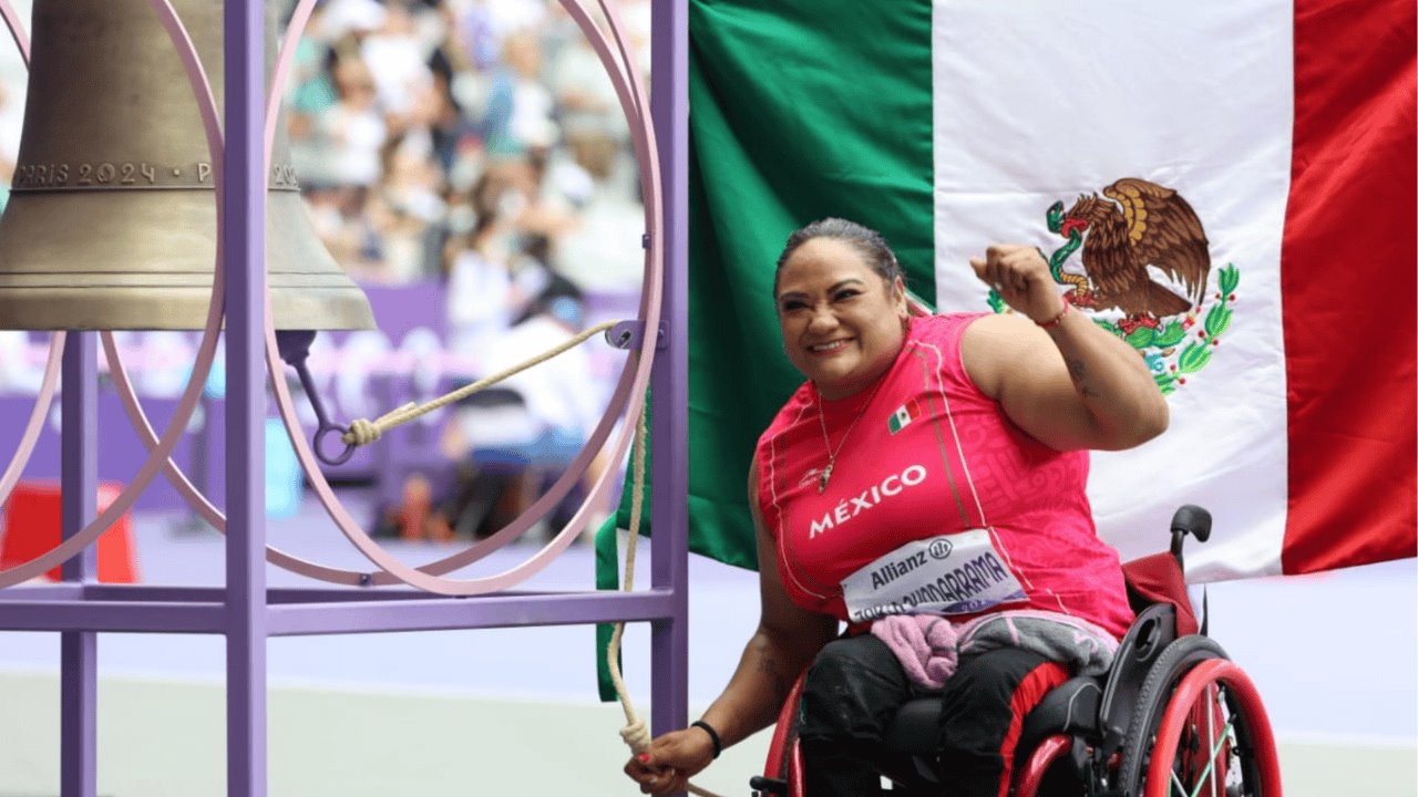 Gloria Zarza gana oro en los Paralímpicos de París 2024 en impulso de bala