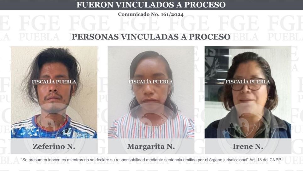 Tres personas vinculadas a proceso en Puebla por violencia familiar contra menores
