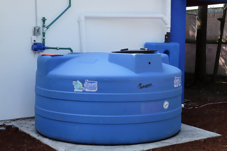 Cosechando lluvia para una escuela sustentable: San Andrés Cholula