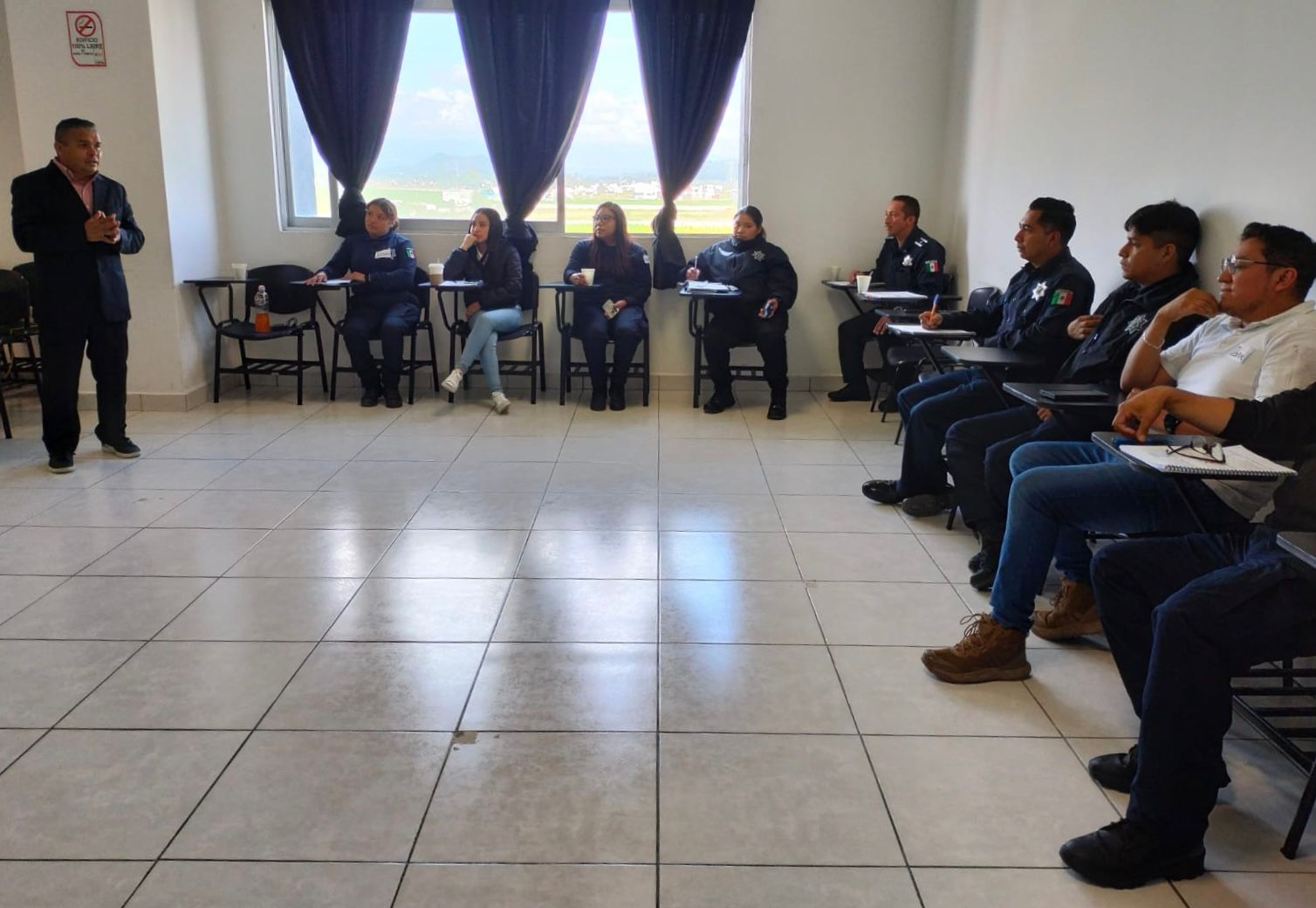 Prevalece capacitación continua a policías de San Andrés Cholula